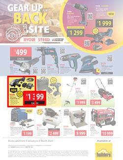 Builders : Ryobi (9 January - 3 March 2024), page 1