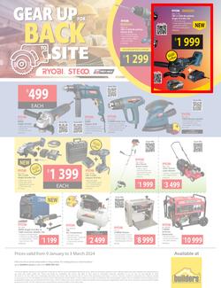 Builders : Ryobi (9 January - 3 March 2024), page 1