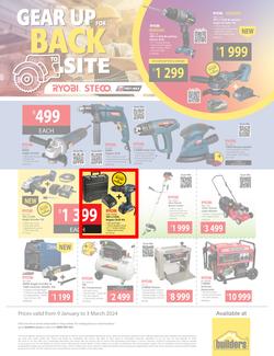 Builders : Ryobi (9 January - 3 March 2024), page 1