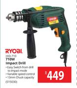 Ryobi 710W Impact Drill HID-710
