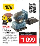 Ryobi 18V Li-Ion 3 In 1 Multi Sander XTS-18