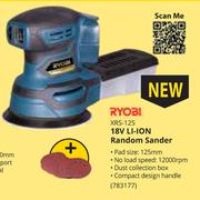 Ryobi 18V Li-Ion Random Sander XRS-125-Each