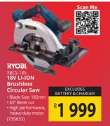 Ryobi XBCS-185 18V Li-Ion Brushless Circular Saw 735833
