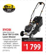 Ryobi XRM-350 Plus Dual 18V Li-Ion Lawn Mower 717311