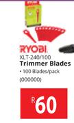Ryobi Trimmer Blades XLT-240/100