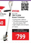 Ryobi 18V Li-Ion Grass Trimmer XLT-240