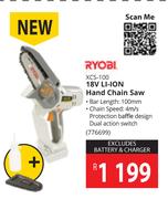 Ryobi XCS-100 18V Li-Ion Hand Chain Saw 776699
