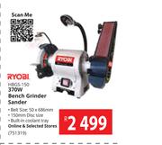 Ryobi 370W Bench Grinder Sander HBGS-150