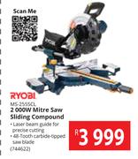 Ryobi 2000W Mitre Saw Sliding Compound MS-255SCL