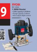 Ryobi 1200W Router RE-1200A-Each
