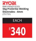 Ryobi Prostrike Welding Electrodes 4mm-5Kg
