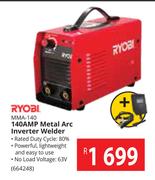 Ryobi 140Amp Metal Arc Inverter Welder MMA-140