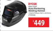 Ryobi Auto-Darkening Welding Helmet RWH-500F