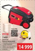 Ryobi 2800W Inverter Petrol Generator RG-3200i
