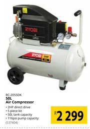 50l ryobi best sale compressor