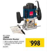 Ryobi 1200W Electronic Router RE-1200A