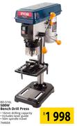 Ryobi 500W Bench Drill Press BD-516L