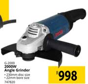 Ryobi 2000W Angle Grinder G-2000