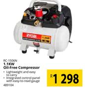 Ryobi 1.KW Oil-Free Compressor RC-1506N