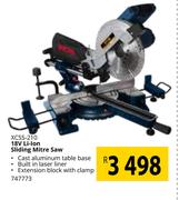 Ryobi 18V Li-Ion Sliding Mitre Saw XCSS-210