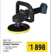 Ryobi 18V Li-Ion Brushless Sander Polisher XBSP-180