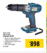 Ryobi 18V Li-Ion Impact Drill XHD-1820