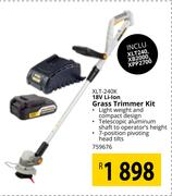 Ryobi 18V Li-Ion Grass Trimmer Kit XLT-240K