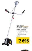 Ryobi 18V Li-Ion Brushless Dual 18V Cordless Grass Trimmer XBBC-18 Plus