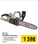 Ryobi 18V Li-Ion Cordless Chain Saw XCS-254