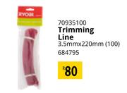 Ryobi Trimming Line 3.5mm x 220mm (100) 70935100