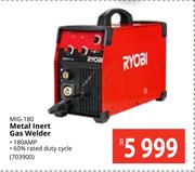Ryobi Metal Inert Gas Welder MIG-180 
