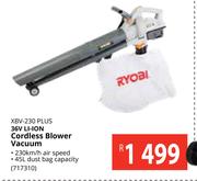 Ryobi 36V Li-IOn Cordless Blower Vacuum XBV-230 Plus