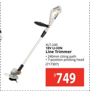 Ryobi 18V Li-Ion Line Trimmer XLT-240 