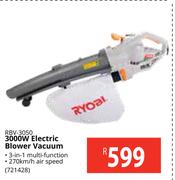 Ryobi 3000W Electric Blower Vacuum RBV-3050