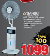 Sansui Mist Fan Silver SSMF40