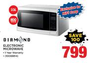 Diamond 23Ltr Electronic Microwave