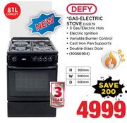 Defy 81Ltr Gas Electric Stove