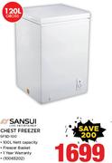 Sansui 120Ltr Chest Freezer