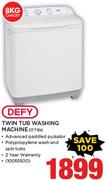 Defy 8Kg Twin Tub Washine Machine
