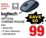 Logitech Optical Mouse M90
