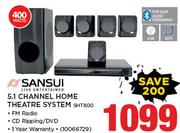 Sansui 5.1 Channel Home Theatre System SHT800