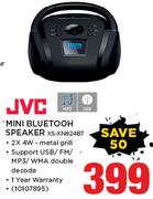 JVC Mini Bluetooth Speaker XS-XN824BT
