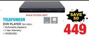 Telefunken DVD Player TDV-500U