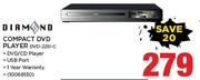 Diamond Compact DVD Player DVD-2251-C