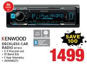 Kenwood Deckless Car Radio BT303