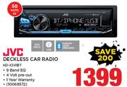 JVC Deckless Car Radio KD-X341BT