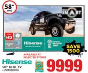 Hisense 58” UHD TV