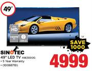 Sinotec 49” LED TV 49E3000G