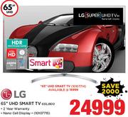 LG 65” UHD Smart TV 65SJ800