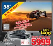 Sansui 59" LED TV Including HD Decoder(Uninstalled)